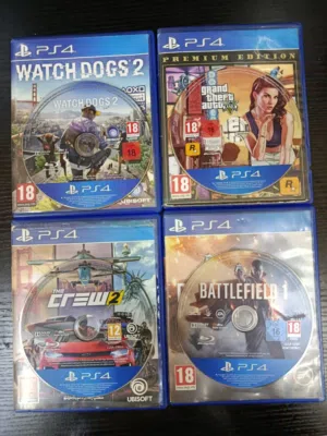 للبيع مجموعة ألعاب PS4