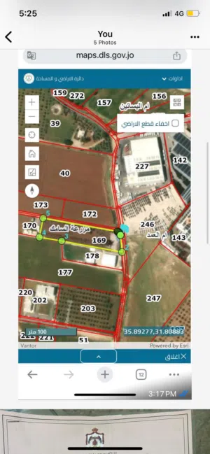 Farm Land for Sale in Amman Naour