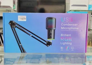 USB RGB Gaming Condenser Microphone in Muscat / Brand New