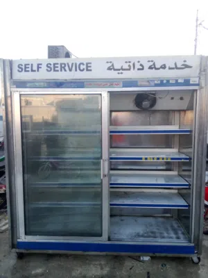 ثلاجه بابين مستعمل بحالة الوكاله الموقع الرصيفة حي الحسين الزرقاء
