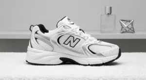 كوتشي New Balance 530 (أبيض × سيلفر)  التريند الأول في الراحة والشياكة