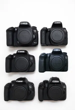 Canon DSLR 7D mark 2, 70D, 77D
