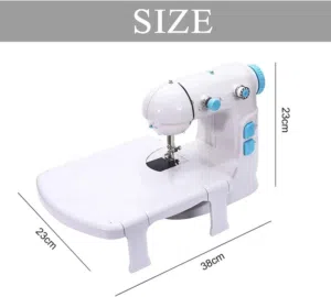ماكينة خياطة كهربائية صغيرة للمبتدئين كفالة سنة