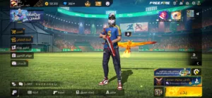حساب فري فاير لفل 73