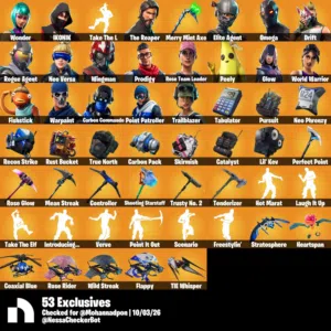 حساب فورتنايت من 2017