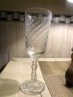 طقم قدح كريستال