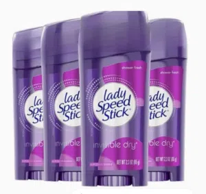 Invisible Dry Antiperspirant Deodorant, Shower Fresh, 2.3oz, 4 Pack
