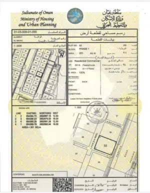Commercial Land for Sale in Muscat Amerat