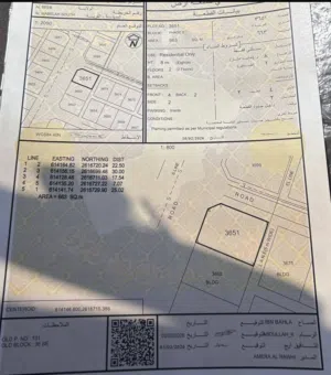 للبيع ارض سكنية في المعبيلة قريب شارع السلام