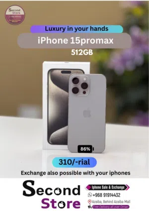 iPhone 15 Pro Max 512 GB Fine and amazing condition phone