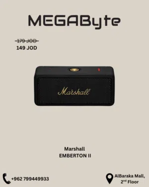 Marshall Emberton II Portable Bluetooth Speaker -New -MEGAByte