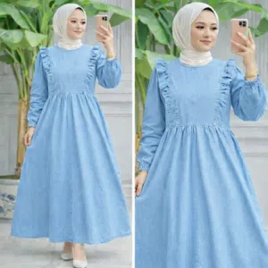 فستان جينز كلوش