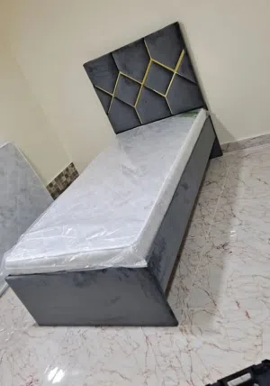 Single size 90cm x190cm bed with mattress medical new for sell