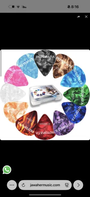 2 – Guitar Picks 2pcs