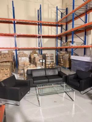 Walter Knoll Full Living room set (Sofa +2 chairs +glass coffee table