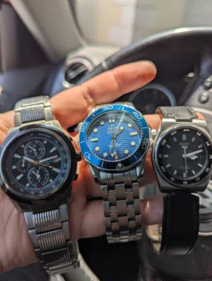 Omega Seiko 3 watches