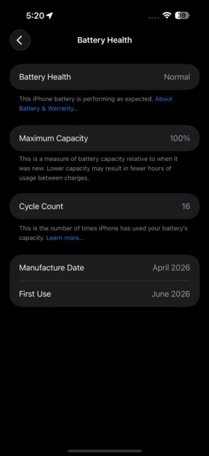 iPhone 17 pro max 256g