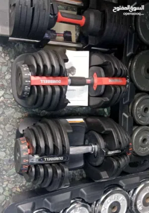 دامبلز رقمي ذكي اصلي 80 كيلو إجمالي كل ايد 40 كيلو مع ستاند