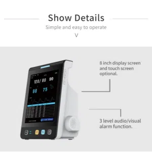 جهاز مراقبة العلامات الحيوية الجديد Yonker E8   Vital Signs Patient Monitor for ICU