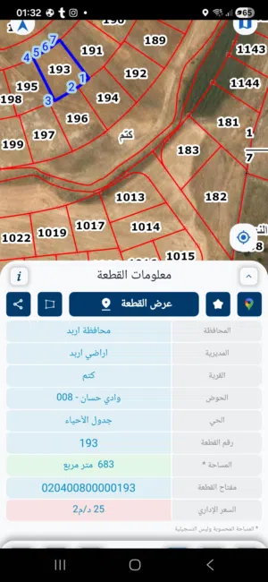 Mixed Use Land for Sale in Irbid Kitim