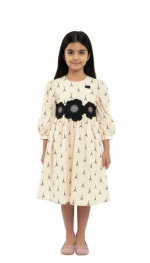 Girls Eiffel tower dress