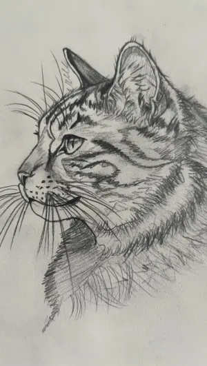 رسمه قطه ظريفه
