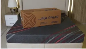 فرشة سرير مفرد جديده