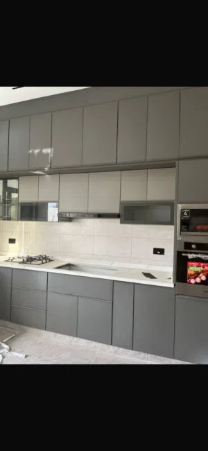 New Modern Kitchen Cabinets Custom Size / خزاين مطبخ جديدة High-Quality Modern Kitchen Cabinets -