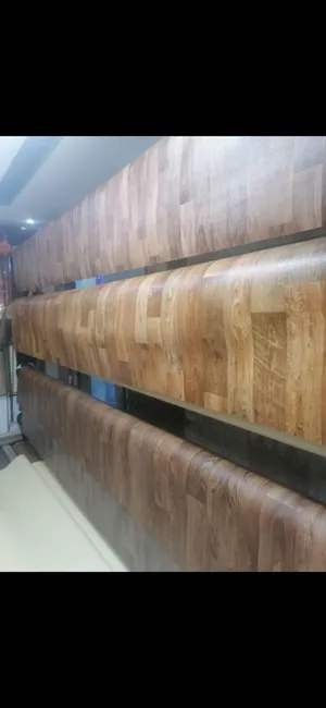 ارضيات منازل ومكاتب باركيه جلد pvc الوان خشابي