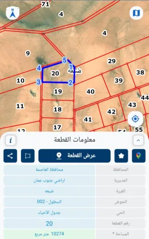 ارض للبيع/ضبعه