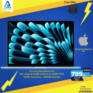 ماك بوك اير MacBook Air M4 16GB 256GB بافضل الاسعار