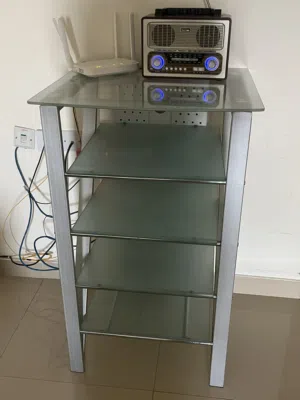 Glass television stand/rack