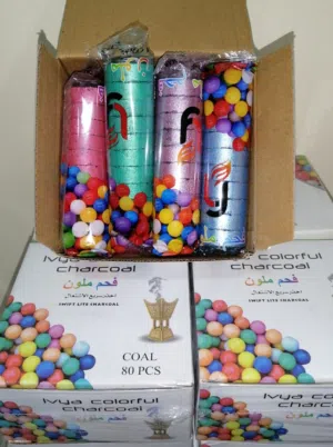 فحم الملون