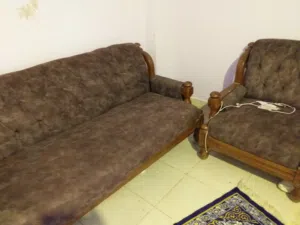 انتريه خشب زان شبه جديد بدون اى عيوب