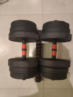 Dumbbell set 20kg convertible to a barbel