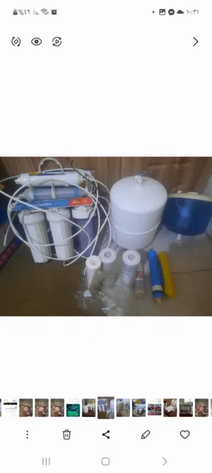 فلتر 8 مراحل مستعمل بحالة الوكالة فيتنامي امتياز أمريكي مغير حشوات جديدة معاه بدو فقط محول