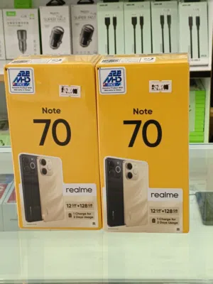 Brand New realme Note 70 5G  4+128gb