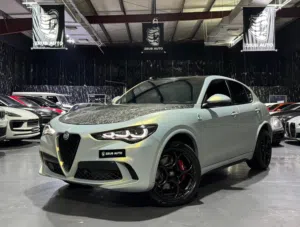 Alfa Romeo Stelvio  Quadrifoglio 2024  Low mileage GCC Silver Black Carbon