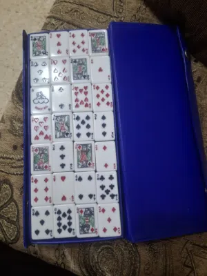 A very rare mahjong tile Mahjong tiles of playing cards heart Queen spade
