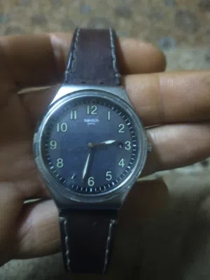 ساعة سواتش رجالي بحاله جيده سعرها جديد 150