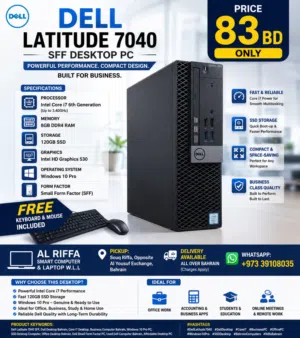 Core i7 Desktop PC with SSD & Windows 10 Pro