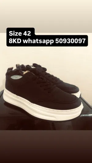Black sneakers