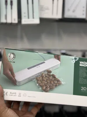 جهاز ماكينة تغليف و سحب الهواء جهاز لتفريغ الهواء للحفظ لمدة طويلة لجميع المواد الغذاية من شركة جرين