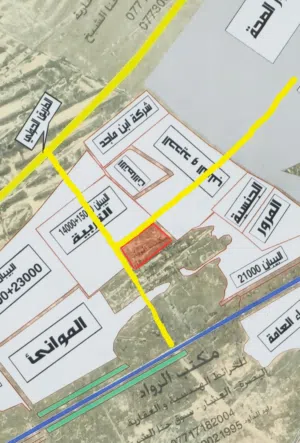 قطعة ارض ركن مقابيل خدمات وحدائق 300 متر في التنومة - البيبان التربية (كهرباء الغازية) قابلة للتفاوض