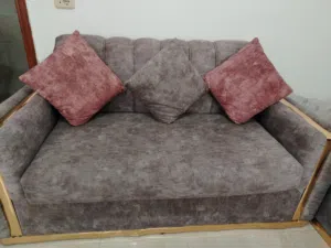 طقم كنب تفصيل استخدام خفيف  اسفنج دنيلوب خش سويد