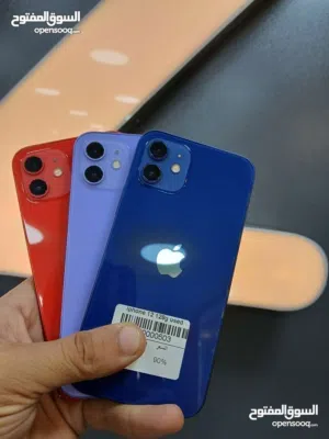 ايفون 12 بحالة الوكالة / نسخة 128 جيجا / بطاريات عالية / مكفول