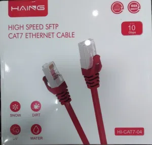 سلك كيبل ايثرنت نيتورك لان 15 متر اصلي كات 7 - HAING 15M CAT 7 GAMING ETHERNET NETWORK LAN
