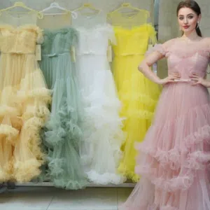 فستان سهره ناعم وبتشكيله راقيه