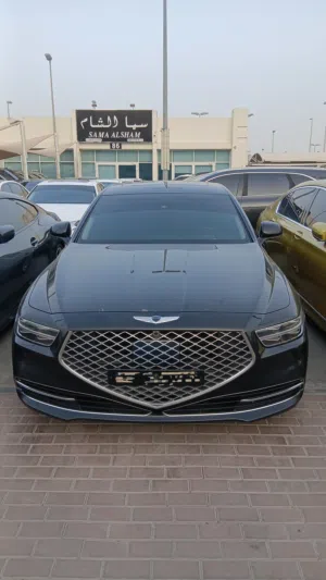 GENESIS G90 2019 KOREAN FULL OPTIONS SUNROOF LEATHER SEATS  جنسس وارد كوريا فل اوبشن صبغ الوكاله VGC