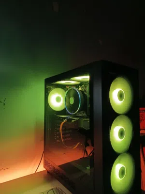 كيس قيمنقGameMax Brufen1 شبه جديد (استخدام شهر ونصف) - 6 مراوح - Type-C